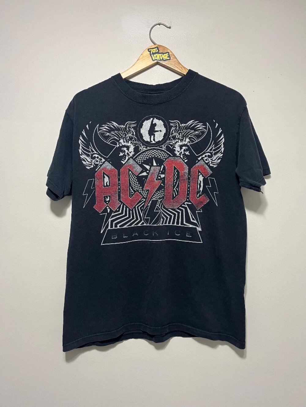 Vintage AC/DC Black Ice Tour T-shirt